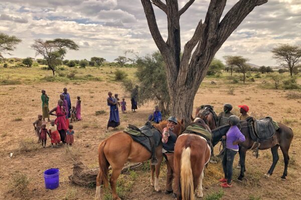 Masaai visitors